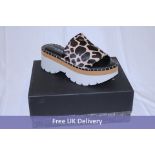 Patrizia Bonfanti Mayumi Giraffe Shoes, Tan/Black, EU 39