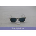 Fifty Pairs Generic Sunglasses with UV400 Protection, White/Black, One Size