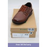 Comfort, P-3701, Laced Shoes, Cognac Tan, UK 6.5