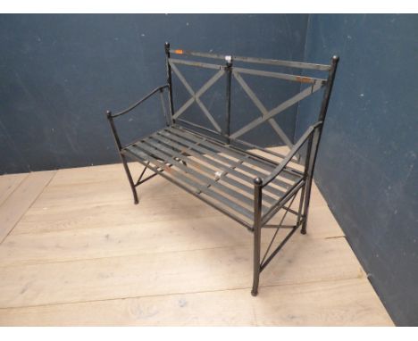 Cast iron 2 seater garden bench