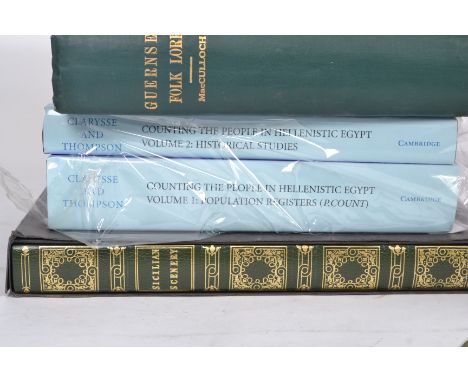 A collection of vintage books dating from the 19th century to include Travels In Tartary, Thibet And China by M. Huc, Countin