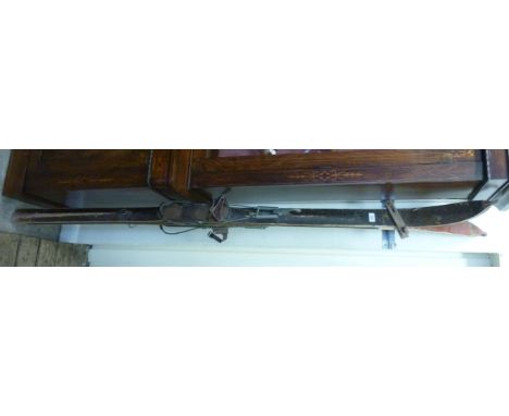 A pair of Norwegian Johansen & Nils vintage skis         RSF