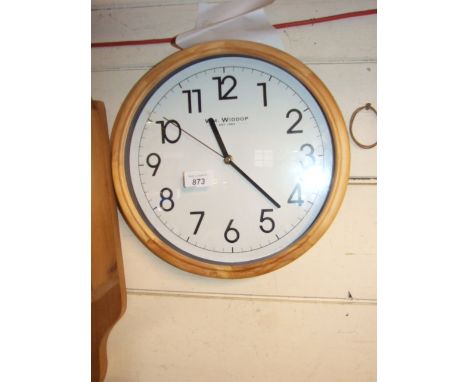 WM WIDDOP WALL CLOCK