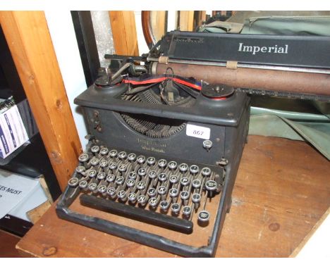 IMPERIAL WAR FINISH TYPEWRITER