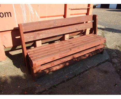 WOODEN BENCH 78 inches wide