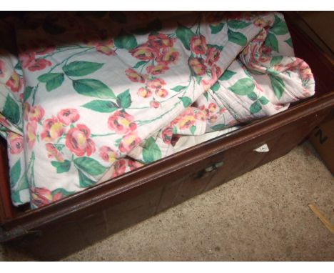 TIN TRUNK &amp; CURTAINS