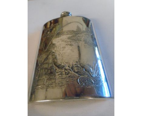 FISHING THEMED HIP FLASK