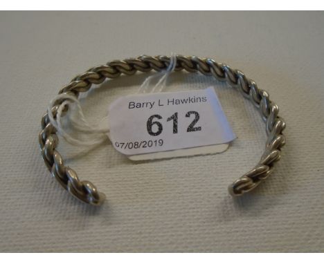 SILVER BANGLE 22G STAMPED 925