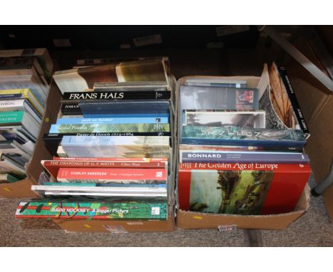 A collection of various Art Reference works to include Bonnard, David Hockney, Stanley Anderson, Frans Hals, Dutch Old Master