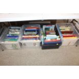 Four boxes containing mostly modern travel and his