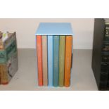 Folio Society, The Best of Roald Dahl, Illustrated by Quentin Blake. Six volumes in blue slip case