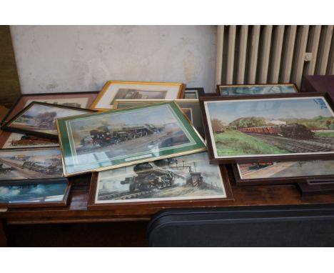 Large collection of pictures &amp; print majority steam train related