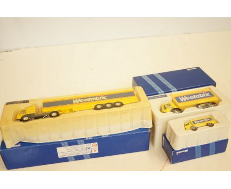 Corgi Weetabix boxed model vehicles x3 