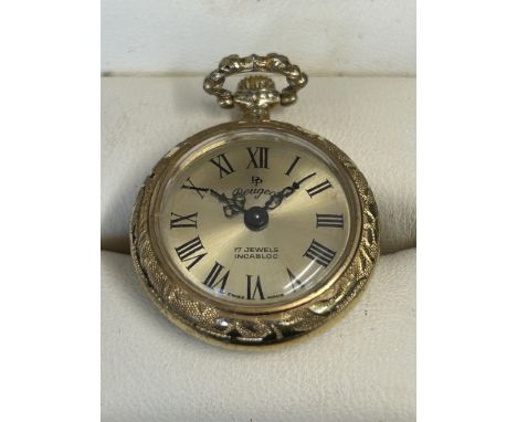 Miniature gold plate (Paul Peugeot) pocket watch 