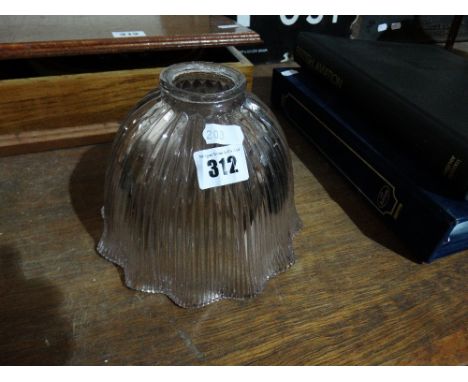 A Prismatic Glass Lamp Shade
