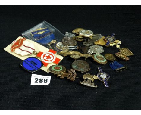 A Collection Of Enamel And Other Stewards And Service Badges