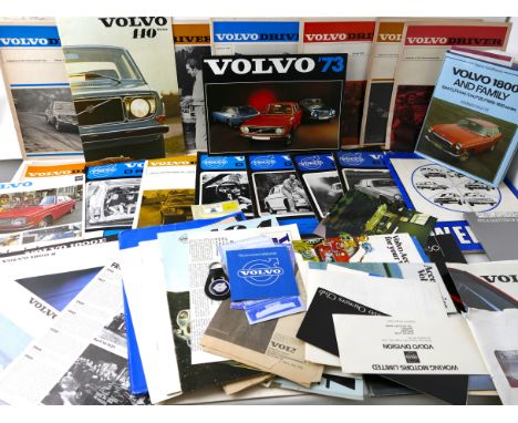 Volvo automobile leaflets, sales pamphlets and ephemera. Including 'Volvo Driver' magazine from the 60's & 70's, Volvo 73, 36