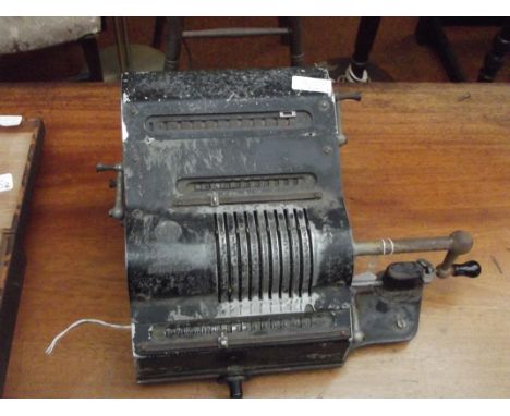 Vintage calculating machine