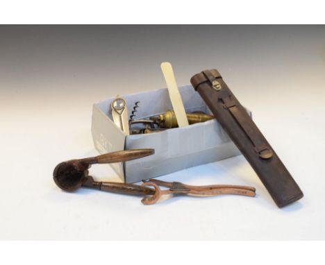 Assorted vintage tools and other implements  