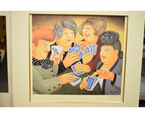 Beryl Cook - Signed limited edition coloured print - 'A Full House', No.3/650, published by Alexander Gallery, signed in penc