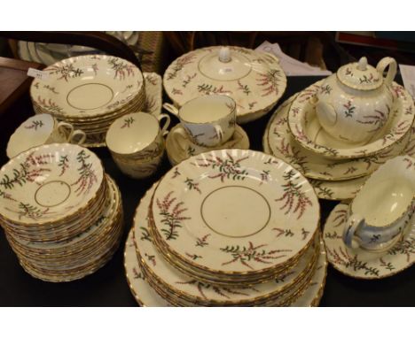 Extensive Royal Worcester 'Dunrobin' pattern tea and dinner service  