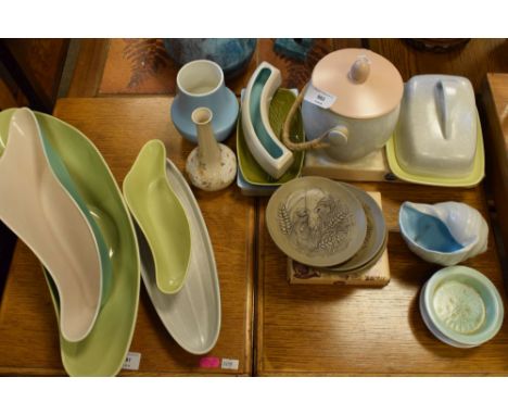 Quantity of Poole pottery twin tone and other wares  