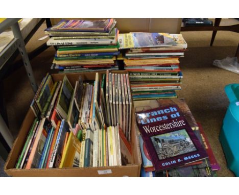 Books - Large quantity of various Railway related books to include; The Eastern before Beeching (John Brodribb), Railway Worl