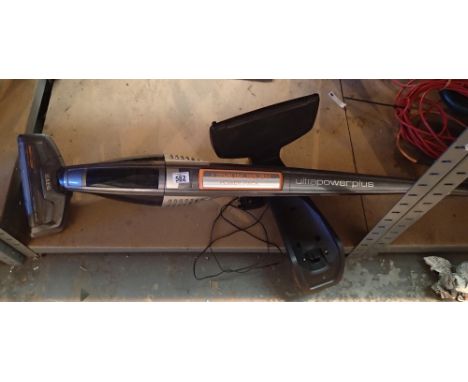 AEG ultra power plus battery powered vacuum with stand. P&amp;P Group 2 (£18+VAT for the first lot and £2+VAT for subsequent 