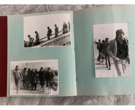 1981 Dinamo Tbilisi v West Ham Photo Album: A one off item sent by the Russian teams media to West Ham for programme insertio