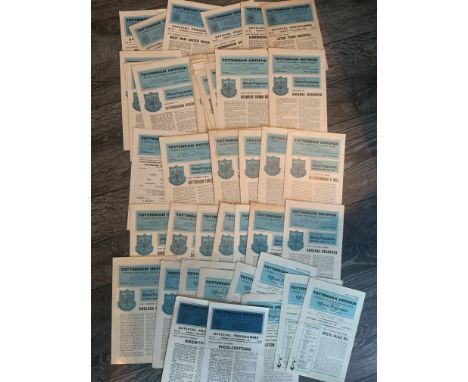 Tottenham Home Reserve Football Programmes: From 63/64 to 69/70 there are 42, plus 2 from the early 70s. Good. (44)