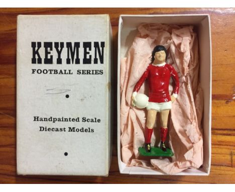 1971 George Best Hand Painted Manchester United Keymen Figure: Scale diecast models from the Keyman Football Series in origin