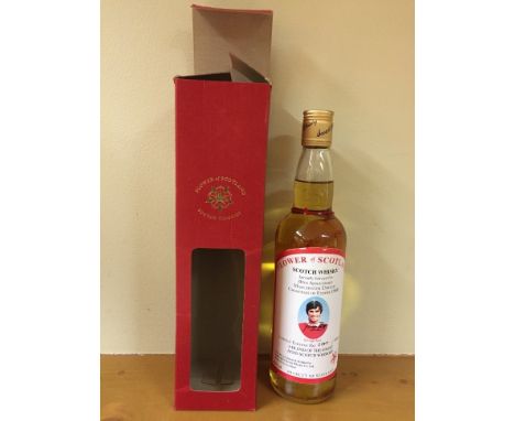 George Best Boxed Ltd Edition Scotch Whiskey: Flower Of Scotland Malt from the picturing Best in Manchester United kit. Never