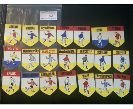 1960s English Clubs BAB Football Cards: Unused English First Division Clubs in their kits plus Scotland and Wales. There is a