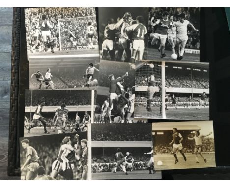 Arsenal Football Press Photos: All black and white match action from the 70s and 80s. All have press stamps to rear and annot