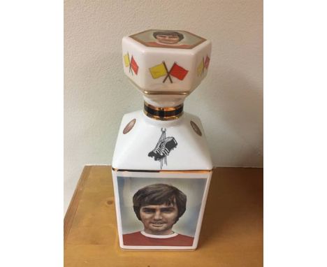 George Best Scotch Whiskey: 2007 Pointers London + Edinburgh Single Malt Scotch Whiskey. Unopened Football Legends George Bes