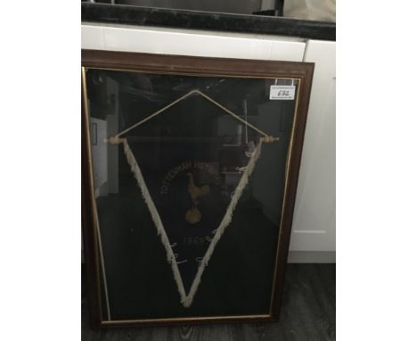 1969 Official Tottenham Football Club Pennant: Never available for sale this is the high quality large hand stitched one that