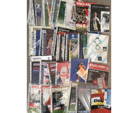 Big Match Football Programmes + Tickets: All of the 60 programmes have accompanying ticket. Includes England Internationals, 