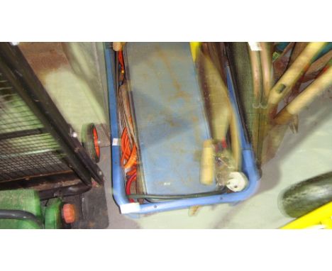 Box of garden tools