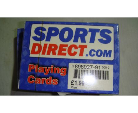 Assorted packs of new playing cards