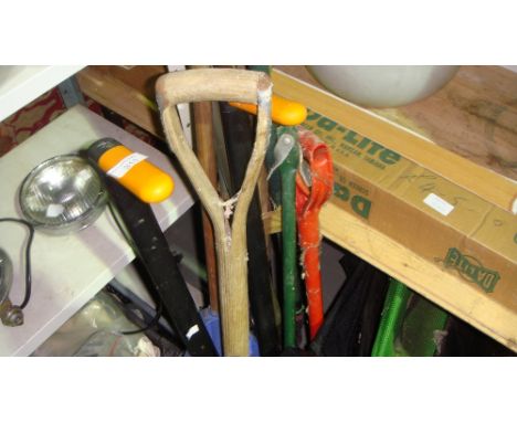 Bundle of garden tools & 2 x manual mowers