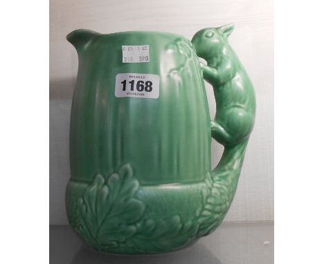 A SylvaC acorn jug with squirrel pattern handle - Model 1959