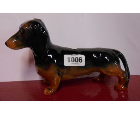 A Beswick model of a Dachshund