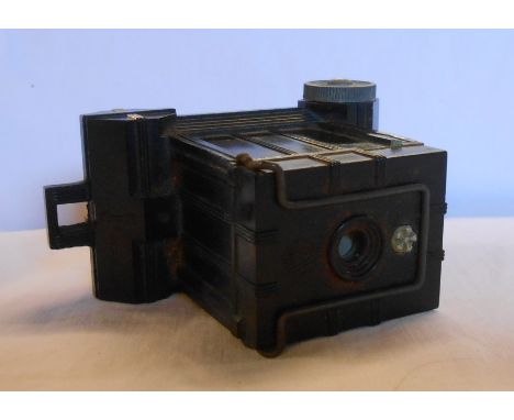 A 1930's Bakelite Univex Model A camera made by the Universal Camera Corporation, New York, USA