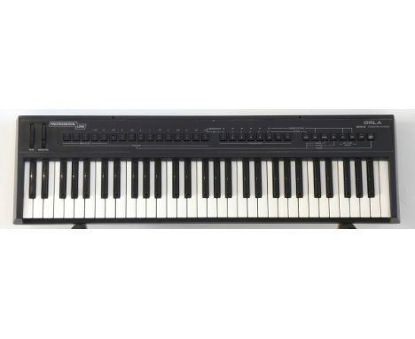 A Orla DMK6 Dynamic Midi Keyboard, with power lead and manual 