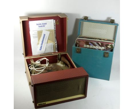 A McMichael Twin 4 record player, fully restored by "Sounds 60s", with reports, documents and spare pickup, together with twe