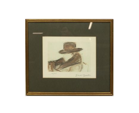 Sarah Churchill (1914-1982, British), after, 'Papa' limited edition (741/750) lithograph signed in pencil, framed and glazed.