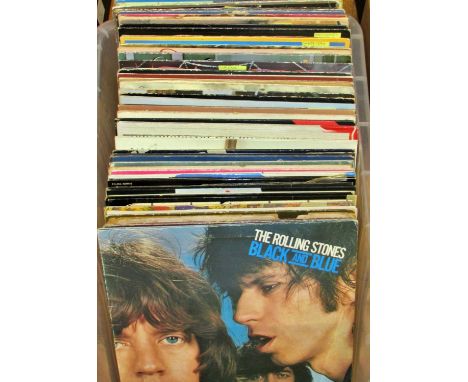 Collection of rock &amp; pop albums (90+) to include Scritti Politti, John Denver, The Rolling Stones, Bob Dylan, Rod Stewart