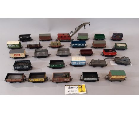 A collection of 00 gauge railway rolling stock by Hornby, Triang, Mainline, etc including a Lima NNER Breakdown Crane, a Trix