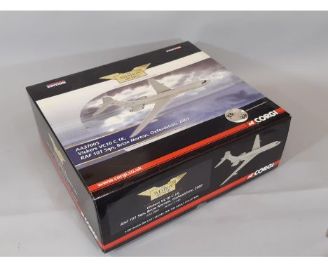 A boxed Aviation Archive 1:144 scale model Vickers VC10 by Corgi AA37005, limited edition 912/1000 