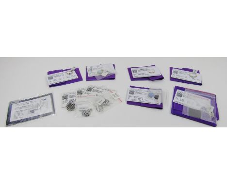 Mixed collection of Gemporia silver gem set jewellery, to include a tanzanite ring, pair of earrings and pendant necklace, a 